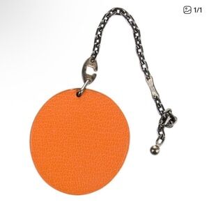 Hermès Chevre Mysore Orange Bag Charm